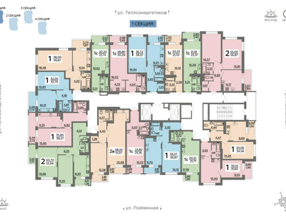2-к. квартира, 51&nbsp;м²
