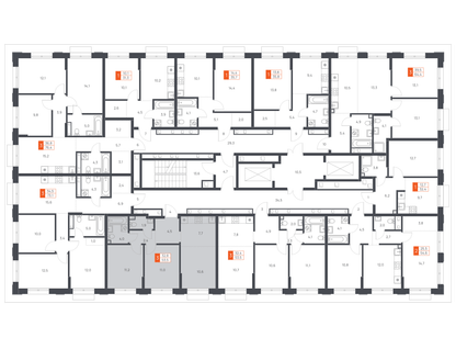 3-к. квартира, 53 м²