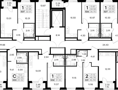 3-к. квартира, 61&nbsp;м²