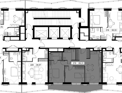 2-к. квартира, 69&nbsp;м²