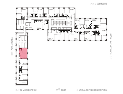 1-к. квартира, 34&nbsp;м²