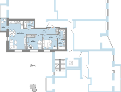 3-к. квартира, 74&nbsp;м²