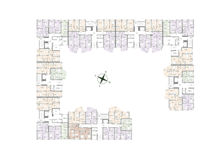 2-к. квартира, 54&nbsp;м²