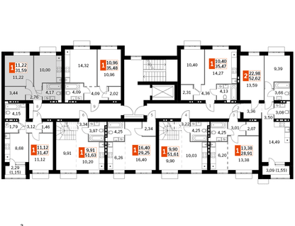 1-к. квартира, 31&nbsp;м²