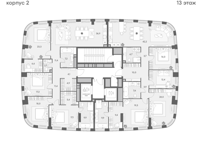 4-к. квартира, 165&nbsp;м²