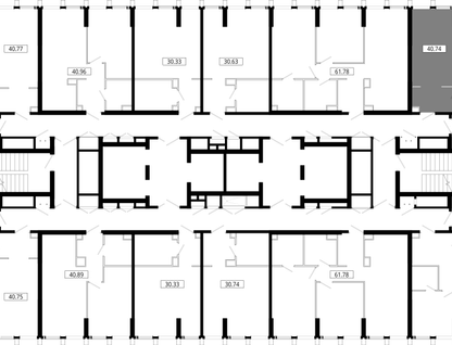 1-к. квартира, 40&nbsp;м²