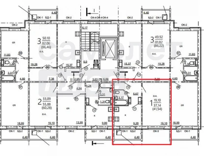 1-к. квартира, 41,5&nbsp;м²