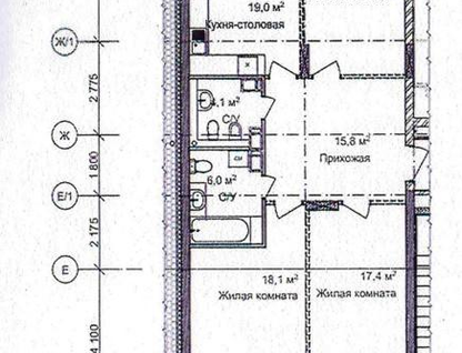 3-к. квартира, 95,6&nbsp;м²
