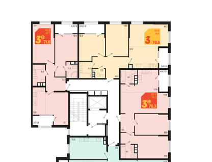 Студия, 80&nbsp;м²