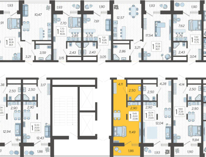 Студия, 22 м²