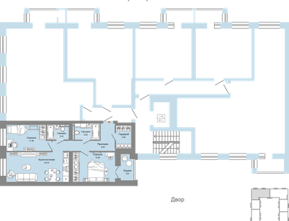 3-к. квартира, 71&nbsp;м²