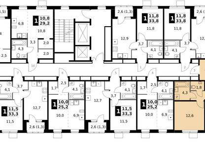 4-к. квартира, 86&nbsp;м²