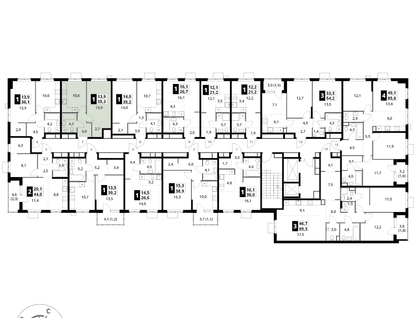 1-к. квартира, 35&nbsp;м²