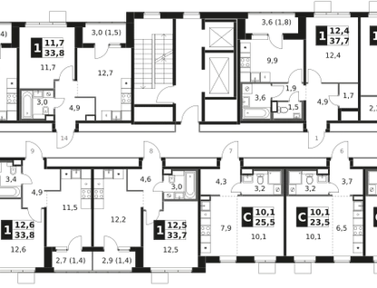 Студия, 25&nbsp;м²