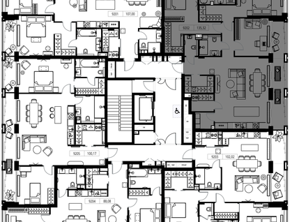 3-к. квартира, 135&nbsp;м²