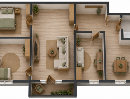 4-к. квартира, 60&nbsp;м²
