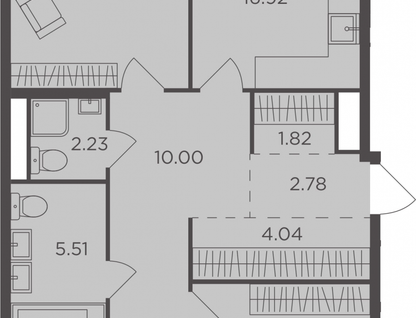 3-к. квартира, 102,3&nbsp;м²