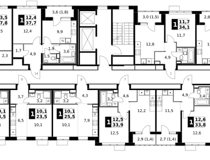 Студия, 25 м²