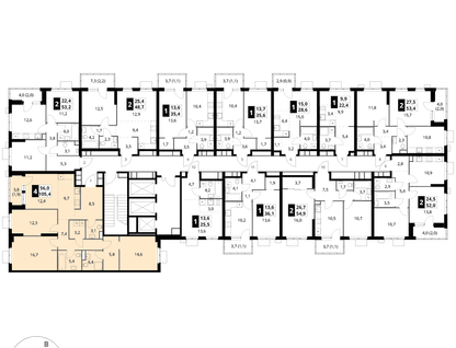 4-к. квартира, 105&nbsp;м²