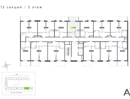 Студия, 27&nbsp;м²
