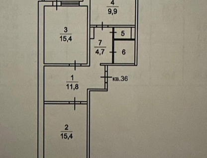 2-к. квартира, 61,2&nbsp;м²
