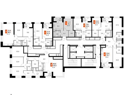 1-к. квартира, 38 м²