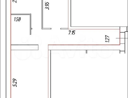 2-к. квартира, 43 м²