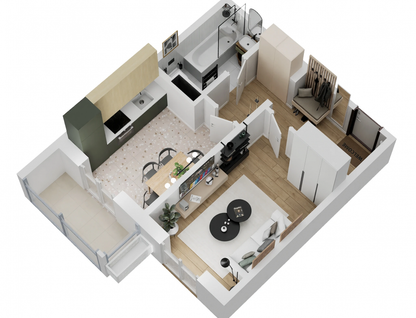 Студия, 41&nbsp;м²