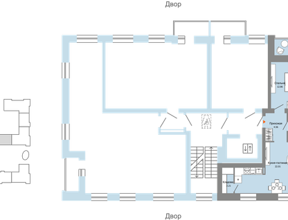 2-к. квартира, 48&nbsp;м²