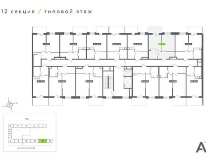 1-к. квартира, 34&nbsp;м²