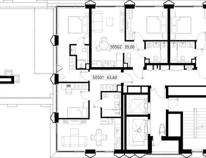 2-к. квартира, 59 м²