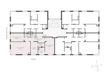 4-к. квартира, 148&nbsp;м²