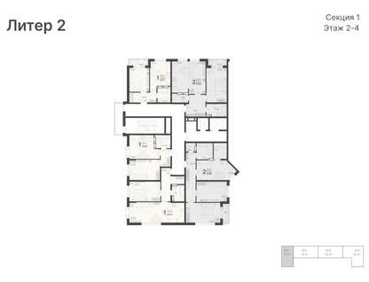 3-к. квартира, 86 м²