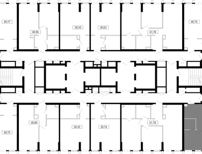 1-к. квартира, 40&nbsp;м²