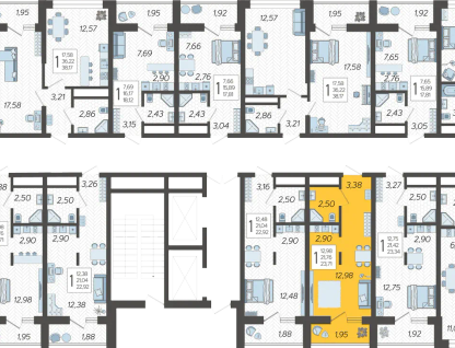 Студия, 23 м²