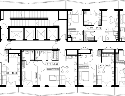 Студия, 34 м²