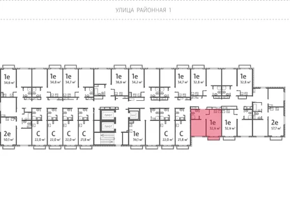 1-к. квартира, 32&nbsp;м²