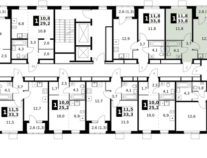 1-к. квартира, 33&nbsp;м²
