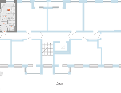 2-к. квартира, 38&nbsp;м²