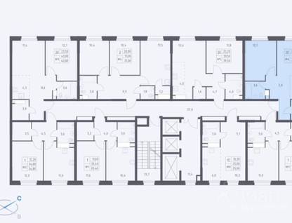 1-к. квартира, 41,8&nbsp;м²