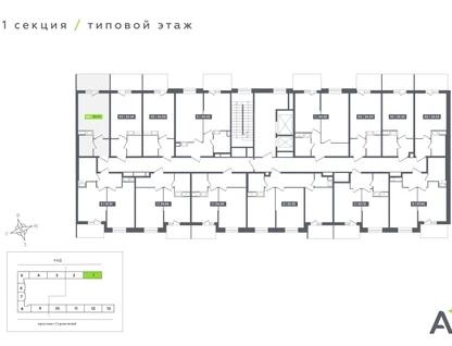 Студия, 25&nbsp;м²