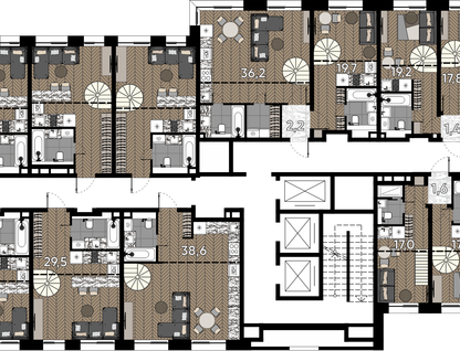 Студия, 22&nbsp;м²