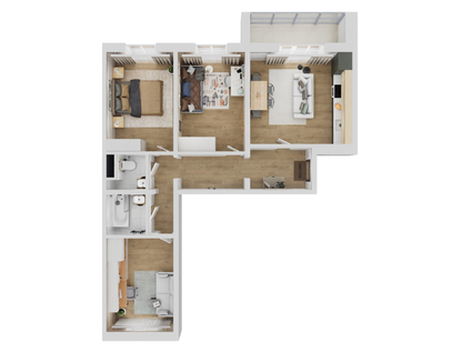 Студия, 70&nbsp;м²