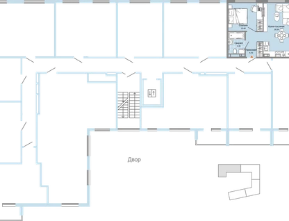 2-к. квартира, 36 м²