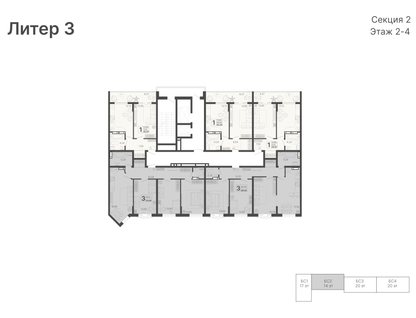1-к. квартира, 45 м²
