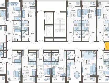 2-к. квартира, 52&nbsp;м²