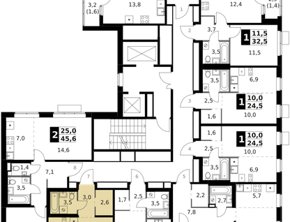 Студия, 27&nbsp;м²