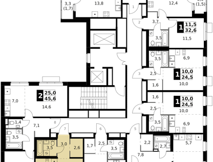 Студия, 27&nbsp;м²