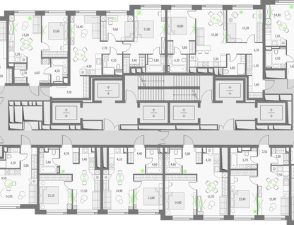 2-к. квартира, 63&nbsp;м²