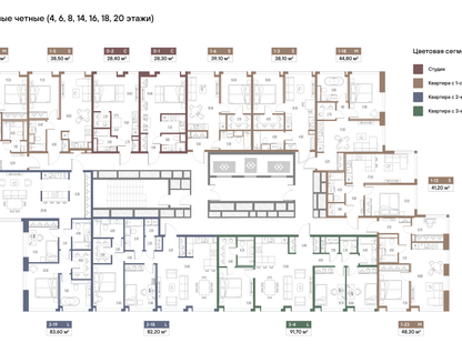 1-к. квартира, 38&nbsp;м²